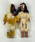 Antique Native American Indian Dolls Vintage