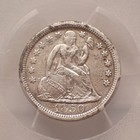 1850 Seated Liberty 10c Pcgs Vf30 Gold S s  Central America