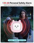 Personal Safety Alarm   2 Pack Loud 130db Siren Emergency Panic Alarm With Led L