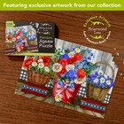Briarwood Lane Spring Red White   Beautiful 1000 Piece Jigsaw Puzzle 29 5x19 68