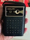 Vintage Nobility 12 Transistor Model 1295p Radio  With Box And Earbuds