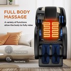 Zero Gravity Massage Chair Recliner With Full Body Air Pressure   Heating Brown