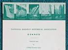 1947 New York Central Railroad Menu Niagara Falls Palisades New England Railway