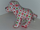 Webkinz Snowflake Pup Hm691 Rare Print Dog Red Green Xmas Plush   Virtual Code