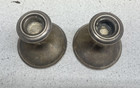 Pair Of Vintage Empire Weighted Sterling Silver Candlesticks Model  371 