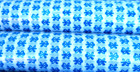2 Rolls Blue Mod Flowers Rubbermaid Shelf Liner Vintage 1978 Floral 5ft X 20in