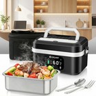 24000mah Cordless Electric Lunch Box For Adults heated Lunch Box Battery Powered