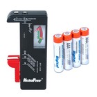 Universal Battery Tester For Aa Aaa C D 9v Button Cell Batteries Status Checker