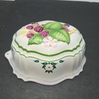 The Franklin Mint Le Cordon Bleu Berries 1986 Porcelain Mold 4  X 8  Euc