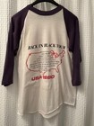 Ac dc Back In Black Tour 1980 Size L  Vintage Concert T-shirt