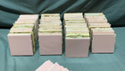 Vtg Lot 75 Pink Romany Ceramic Bathroom Tile Made Usa Arts   Crafts Old 1018-25b