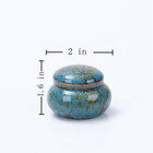 Small Urn For Human Ashes - 1 6   Handicrafted Urn - Beautiful Tiny Keepsake Urn