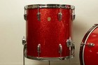 1960s Ludwig  super-beat  Red Sparkle Drum Set