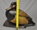 Magumn Sizetom Taber  Hersey Kyle Jr  Redhead Standing Duck Decoy W base Ex Cond