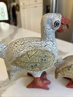 Vintage Hand-carved And Painting Wood Dodo Bird  2 