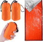 3 6 9pcs Emergency Sleeping Bag 84 x36  Waterproof Emergency Hot