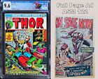 Thor 213 Cgc 9 6 Nm  1973 Marvel Comics Amazing Spider-man 122 Full Page Ad  wp 