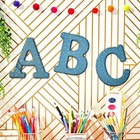 26 Pieces Wooden Alphabet Letters For Crafts  6-in Abcs For Painting  0 1  Thick