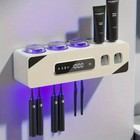 Uv Light Sterilizer Toothbrush Holder Cleaner   Automatic Toothpaste Dispenser