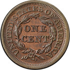 1856 Large Cent  slanting 5  Nice Bu Great Eye Appeal Strong Strike