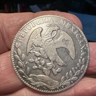 Mexico 8 Reales 1884 Mexico Republic  Libertad High Grade Silver Coin