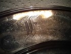 Rare R Wallace   Sons  Sterling Silver Engraved Plate 2130 Monogram Circa 86g