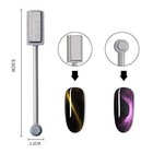 6pcs Nail Magnet 3d Cat Eye Magnet For Nails Dual-ended Magnetic Trend Set