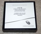 2018 5 Oz  Silver America The Beautiful  atb  Coin W  Box   Coa - Georgia