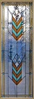 Spectacular Genuine Stained Glass Pocket Doors Sgd21115