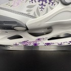 Bladerunner Girls Youth Ice Skates Micro G Size 12j-2 White Purple Pink