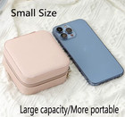 Single Layer Travel Jewelry Box 1pc
