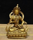 7  Old Tibet Buddhism Bronze Gilt Vajradhara Vajrabhairava Goddess Buddha Statue