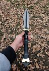 Custom Handmade Carbon Steel Full Tang Hunting Spear Combat Sword With Sheath