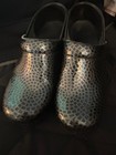 Dansko Professional Black Leather Women s Clog Shoes Size 38