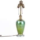 Louis Comfort Tiffany Favrile Glass  tell El-amarna  Vase Lamp  as Issued  1920s