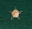 Vintage Girl Scout Pin  - 1955 - 1963 Five Point Pin 