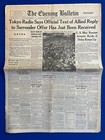 Wwii Aug-13-1945 Newspaper End Of World War 2  False Japan Surrender Atomic Bomb