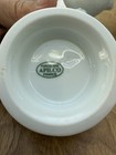    apilco France Porcelain Lion Head Soup Tureen With Lid White Footed 8  Bowl Vtg