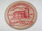 Vintage 1712-1962 250th Anniversary Schoharie Valley Red  Ink Wooden Nickel