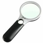 3 Led Light 45x Handheld Magnifier Reading Magnifying Glass Lens Jewelry Loupe