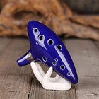 12 Hole Ocarina Ceramic Alto C Vessel Flute Wind Musical Instrument With Song Bo