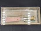 Vintage Jewelite By Pro Round-end Nylon Bristle Pink Brush W stars   Comb