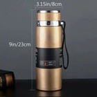 800ml Rose Gold Stainless Steel Travel Mug - Insulated Flask For Work   Gym
