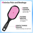 Vented Detangling Hair Brush - 2 Pack Detangler Hairbrush For Effortless Tangle 