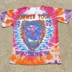 Vintage Grateful Dead 1995 Summer Tour Tie Dye Vintage Shirt Mens Size Large