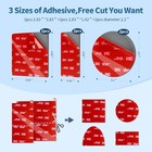 6 Pcs Dash Cam Adhesive Pads  Double Sided Pads For Car    