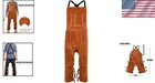 Durable Leather Welding Apron With 3 Pockets - Flame   Heat Resistant  Split Leg