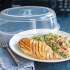       nordic Ware 10 5  Microwave Plate Cover - Clear Dishwasher-safe 5yr Warranty      