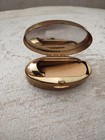 Max Factor Mother Of Pearl Oval Compact Vintage Collectible