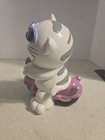 Cat On A Pink Motorcycle Piggy Bank 6 In Tall